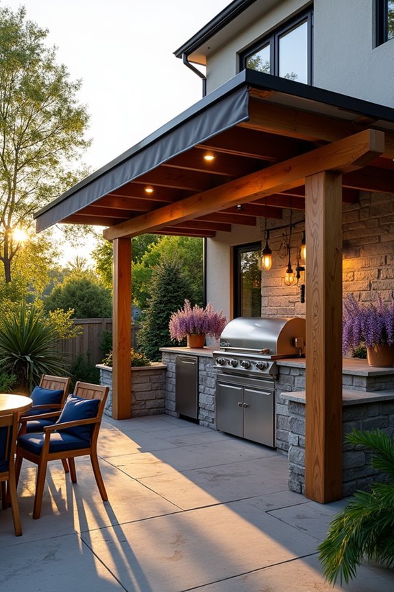 weatherproof your grilling area