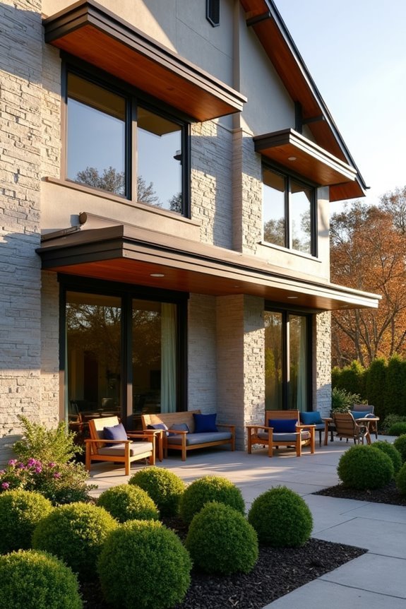 window overhangs enhance resale value