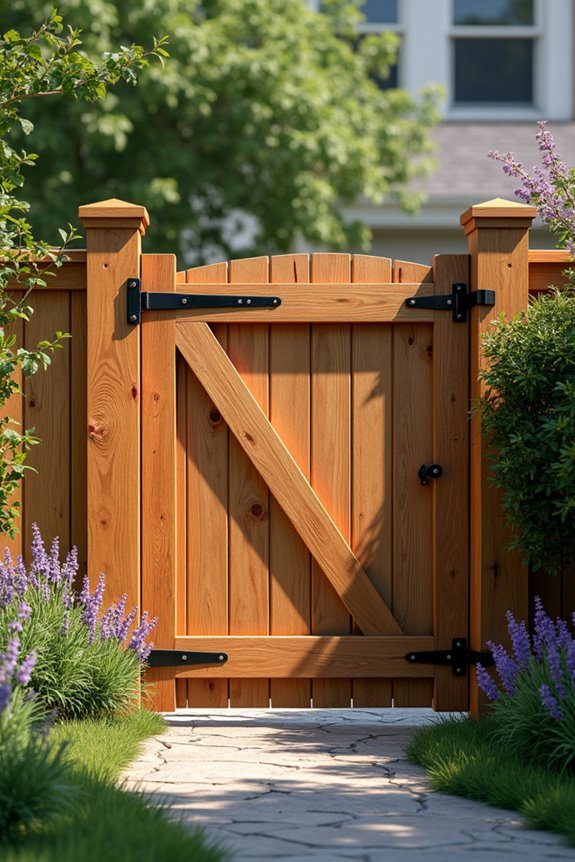 wood gate structural stability