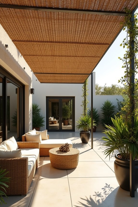 woven wicker natural ventilation